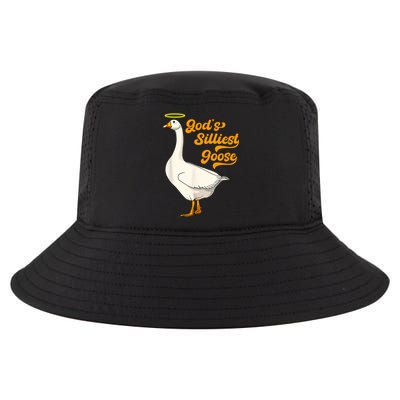 God's Silliest Goose Funny Cool Comfort Performance Bucket Hat