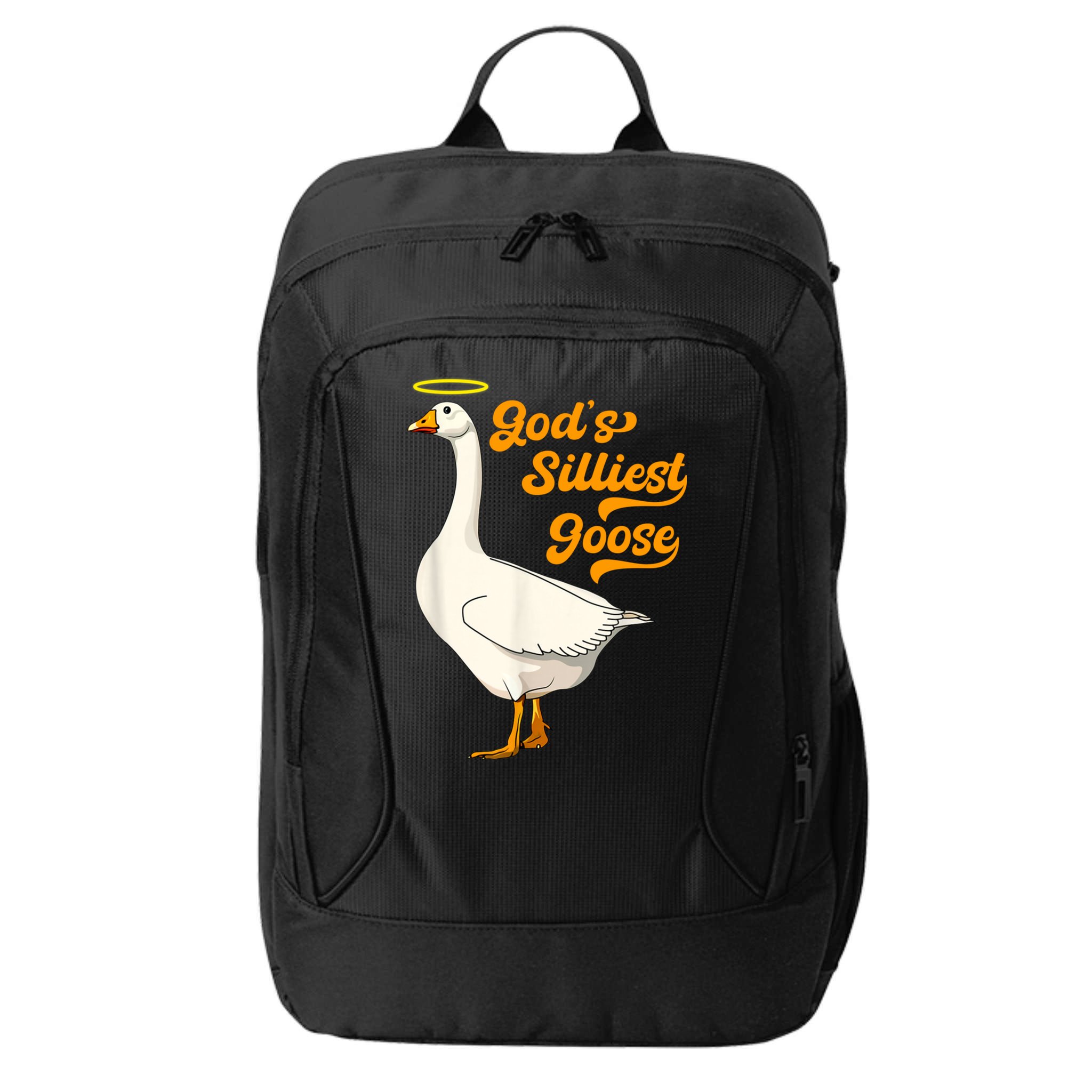 God's Silliest Goose Funny City Backpack