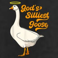 God's Silliest Goose Funny Adult Drive Performance Visor