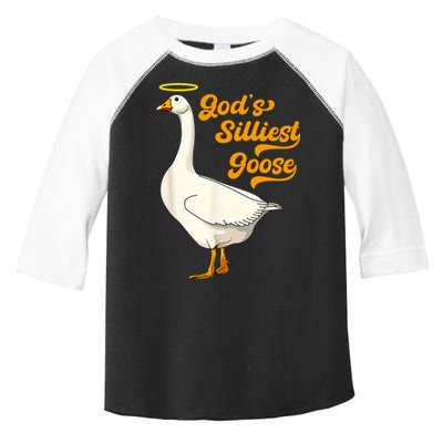God's Silliest Goose Funny Toddler Fine Jersey T-Shirt