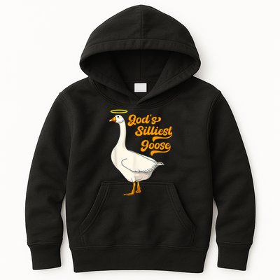 God's Silliest Goose Funny Kids Hoodie