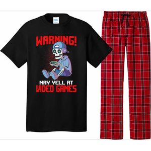 Gamer Skeleton Gaming Video Games Pajama Set