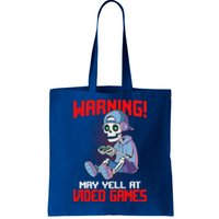 Gamer Skeleton Gaming Video Games Tote Bag