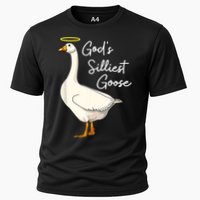 God's Silliest Goose Funny Cooling Performance Crew T-Shirt