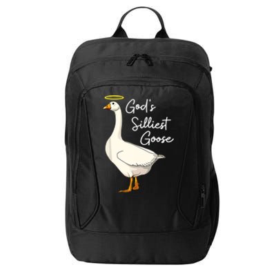 God's Silliest Goose Funny City Backpack