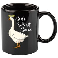 God's Silliest Goose Funny 11oz C Handle Ceramic Mug
