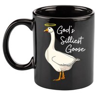 God's Silliest Goose Funny 11oz C Handle Ceramic Mug
