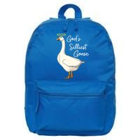 God's Silliest Goose Funny 16 in Basic Backpack