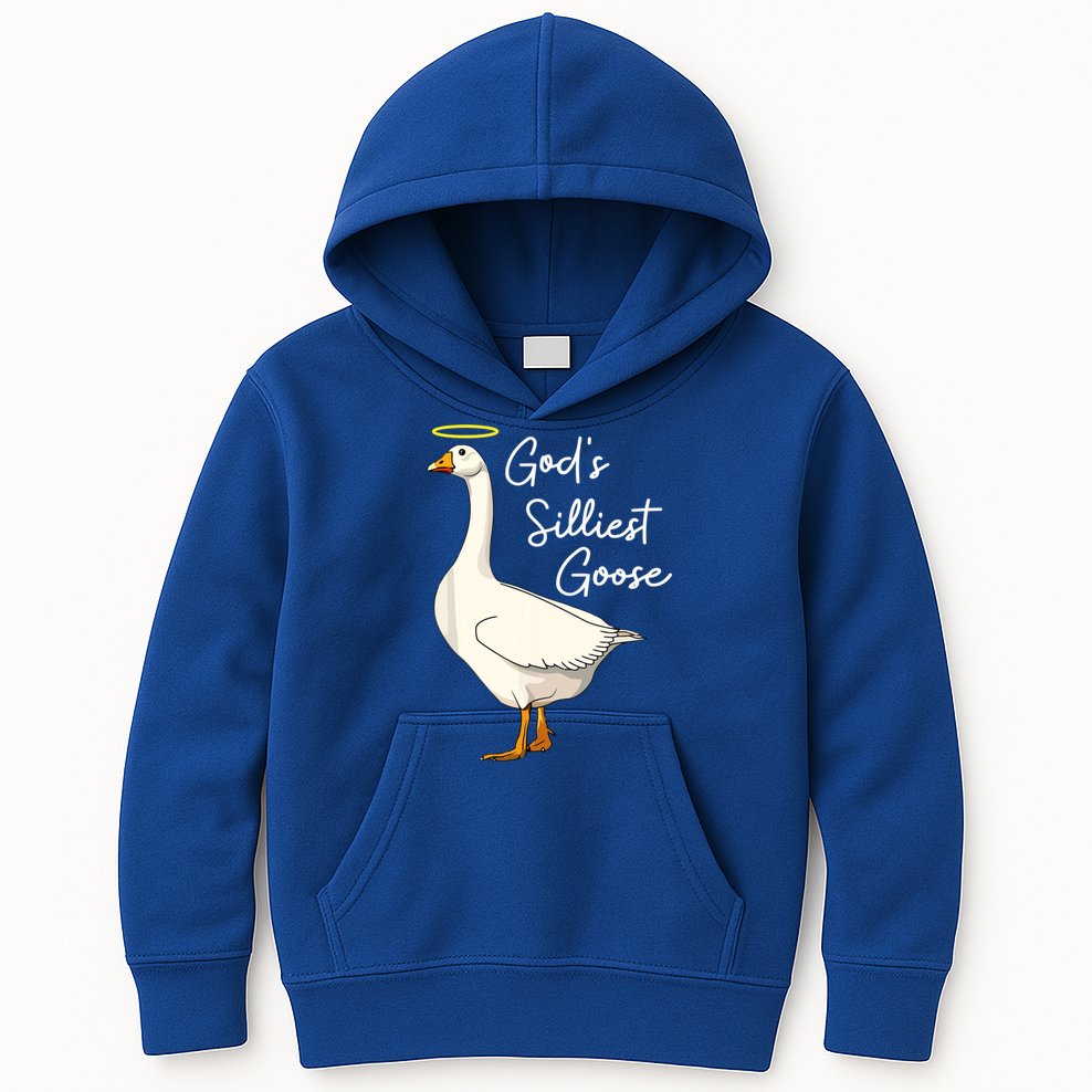 God's Silliest Goose Funny Kids Hoodie