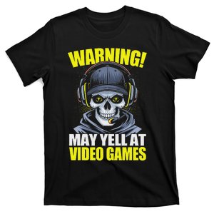 Gamer Skeleton Gaming Video Games T-Shirt