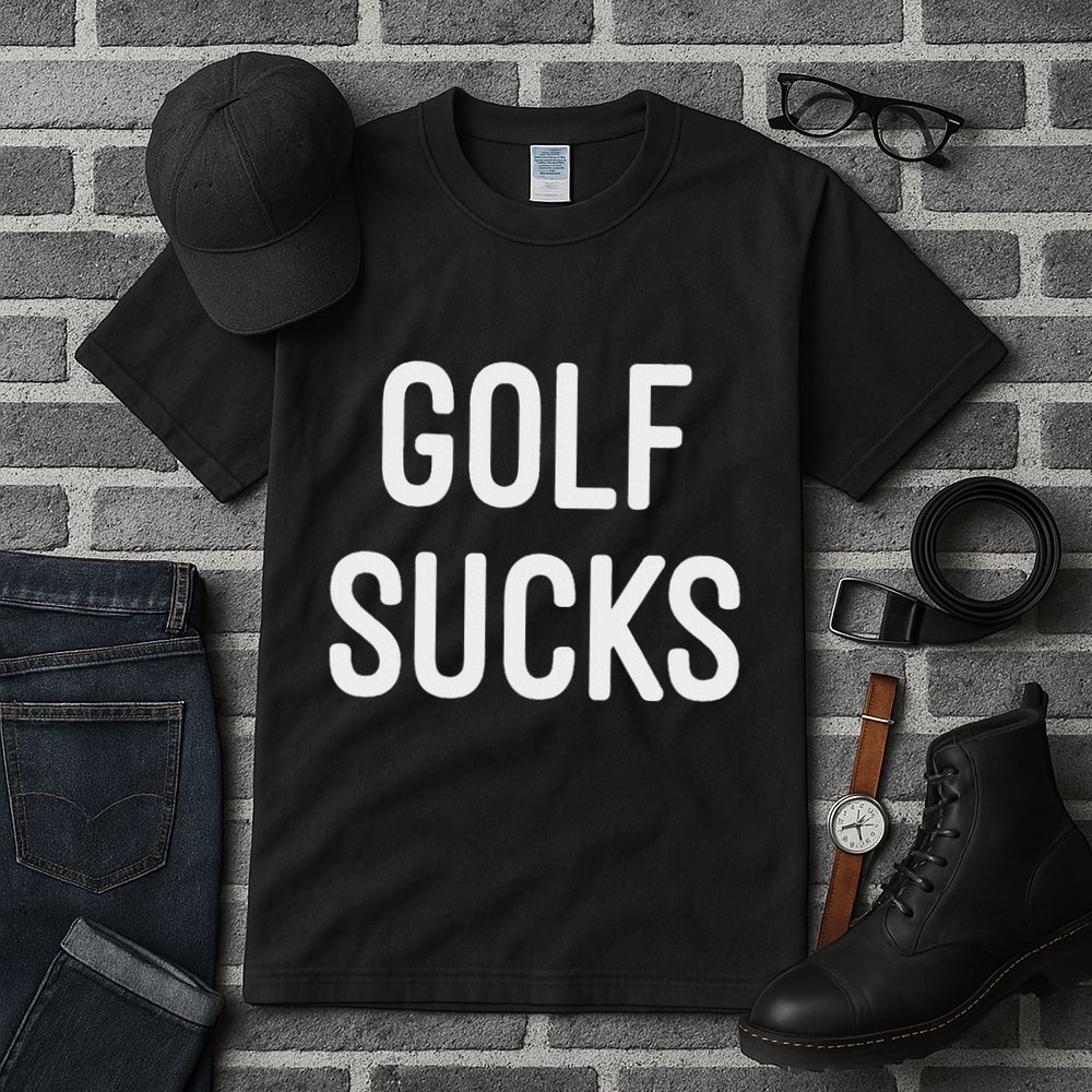 Golf Sucks Tall T-Shirt