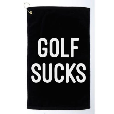 Golf Sucks Golf Towel