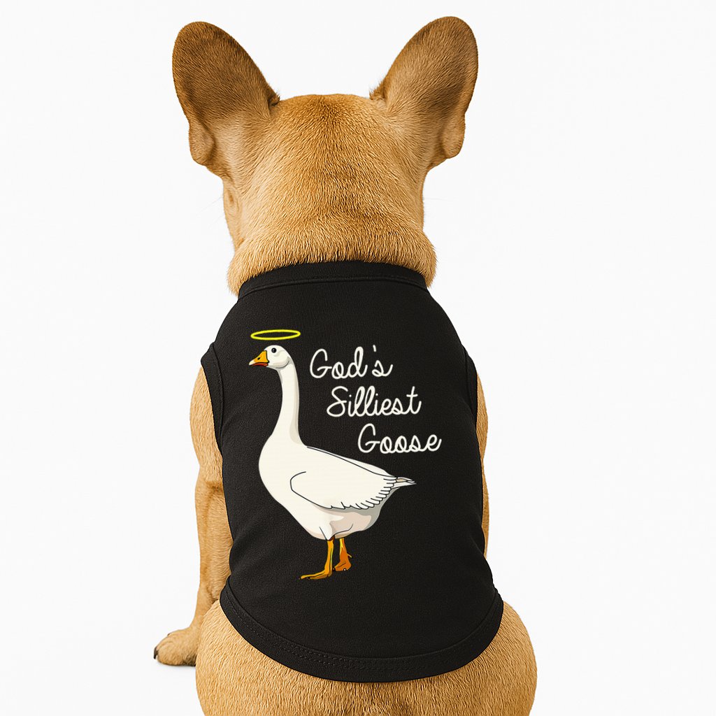 GodS Silliest Goose T GodS Silliest Goose Duck Doggie Tank