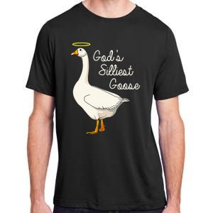 GodS Silliest Goose T GodS Silliest Goose Duck Adult ChromaSoft Performance T-Shirt