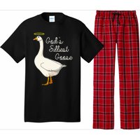 GodS Silliest Goose T GodS Silliest Goose Duck Pajama Set