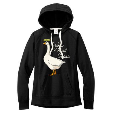 GodS Silliest Goose T GodS Silliest Goose Duck Women's Fleece Hoodie