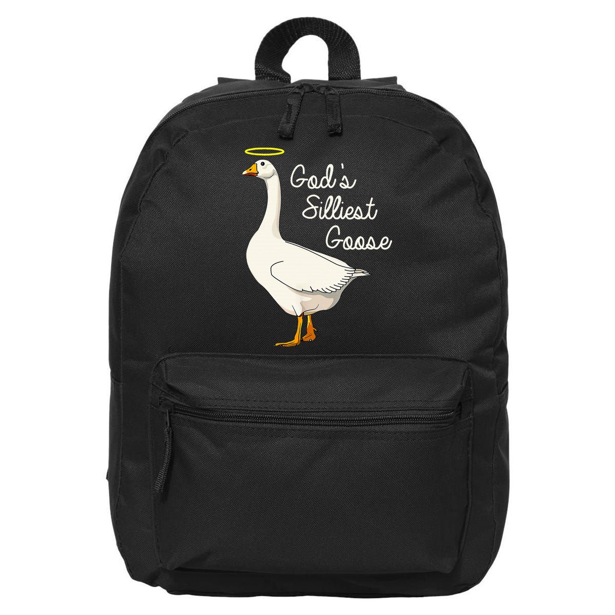 GodS Silliest Goose T GodS Silliest Goose Duck 16 in Basic Backpack