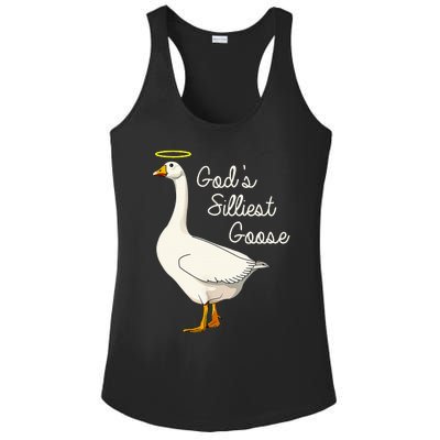 GodS Silliest Goose T GodS Silliest Goose Duck Ladies PosiCharge Competitor Racerback Tank