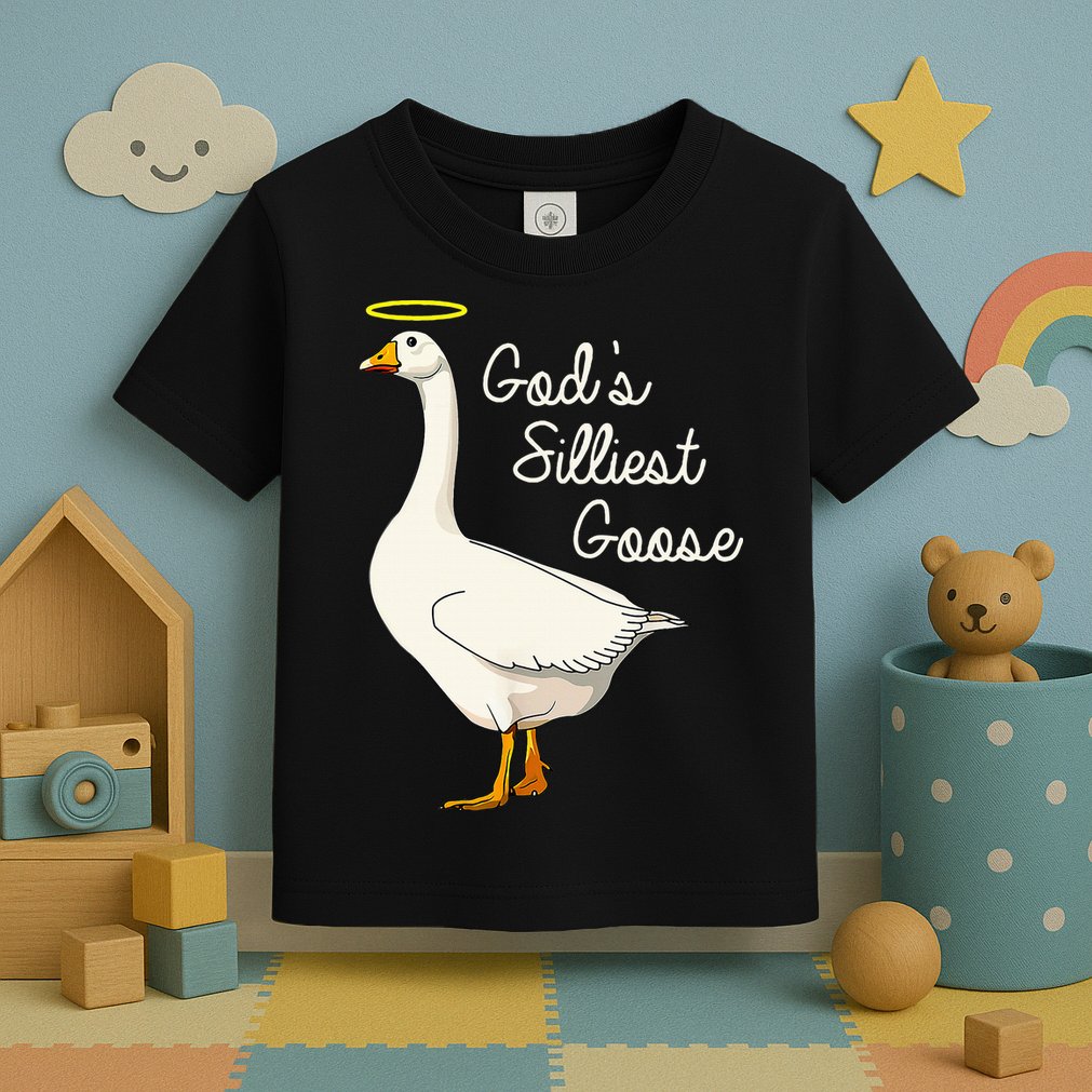 GodS Silliest Goose T GodS Silliest Goose Duck Toddler T-Shirt