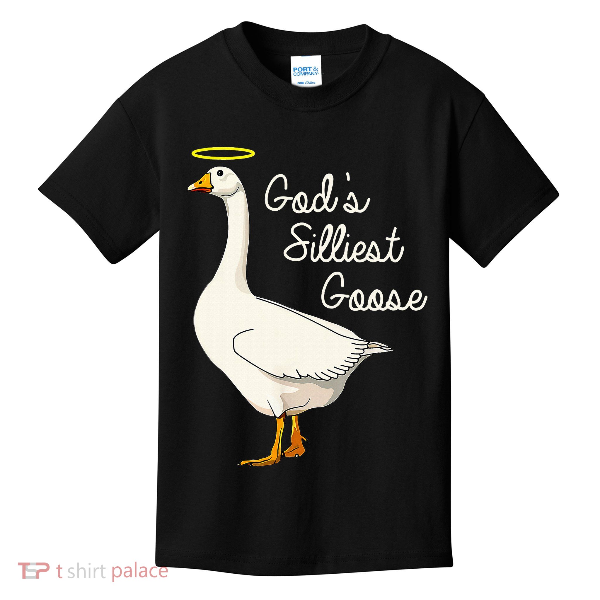 GodS Silliest Goose T GodS Silliest Goose Duck Kids T-Shirt