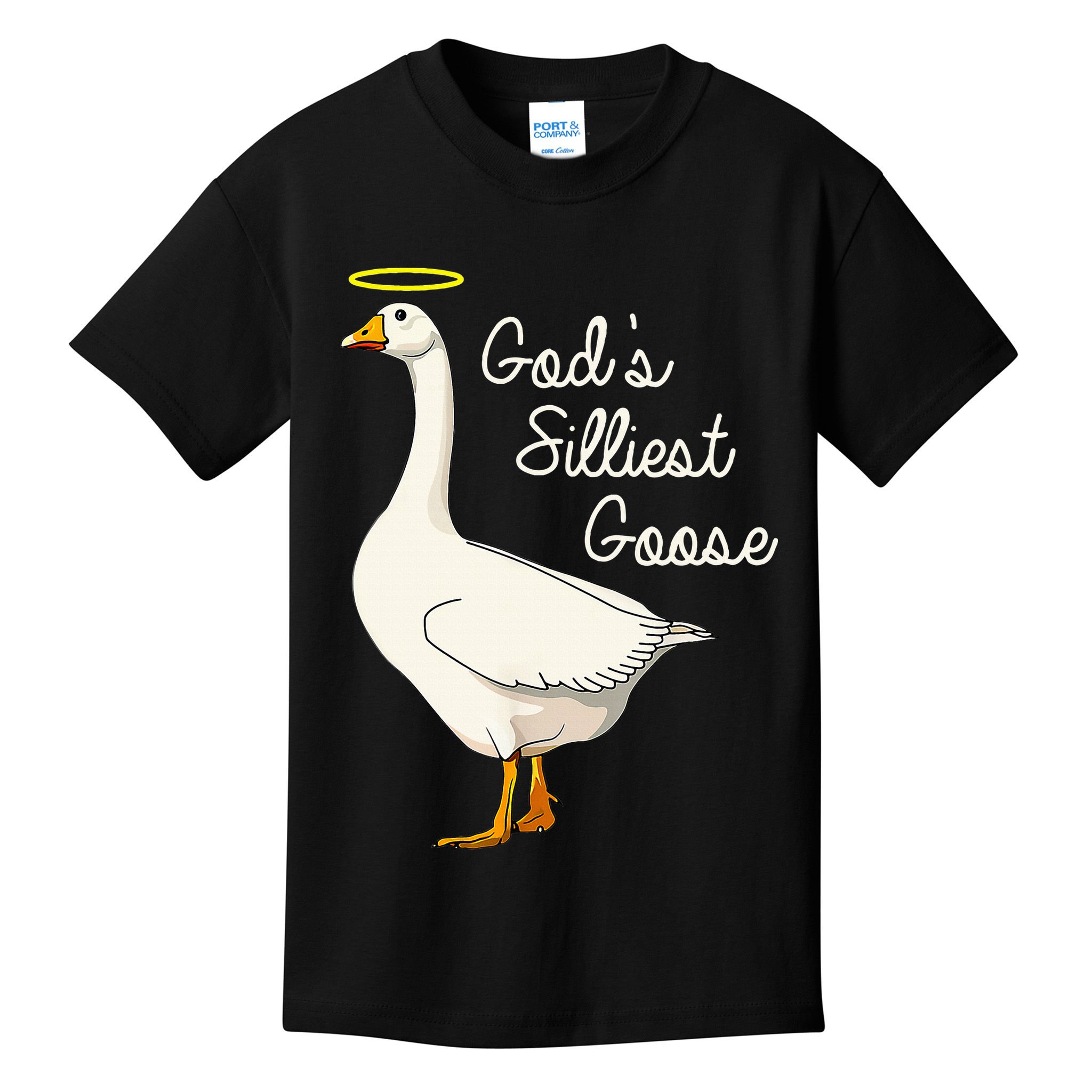 GodS Silliest Goose T GodS Silliest Goose Duck Kids T-Shirt