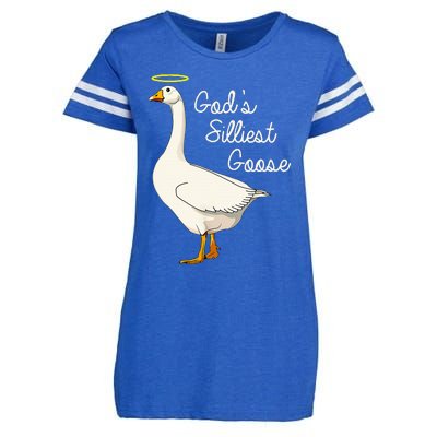 GodS Silliest Goose T GodS Silliest Goose Duck Enza Ladies Jersey Football T-Shirt