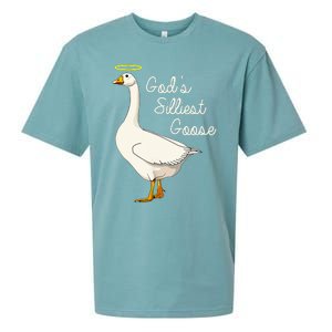 GodS Silliest Goose T GodS Silliest Goose Duck Sueded Cloud Jersey T-Shirt