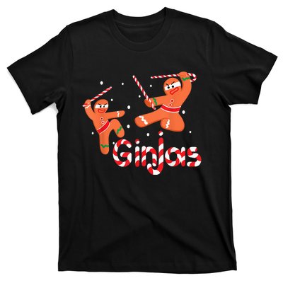 Ginjas Shirt Gingerbread  Ninjas Christmas Gift T-Shirt