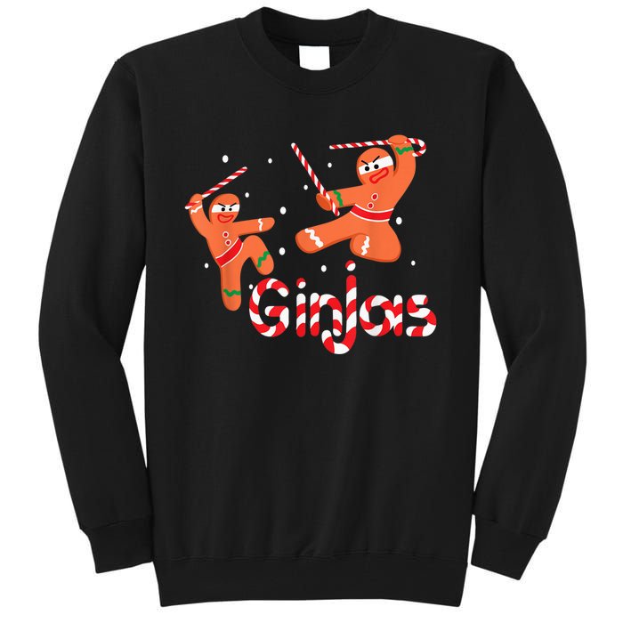 Ginjas Shirt Gingerbread  Ninjas Christmas Gift Tall Sweatshirt