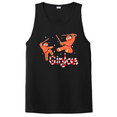 Ginjas Shirt Gingerbread  Ninjas Christmas Gift PosiCharge Competitor Tank