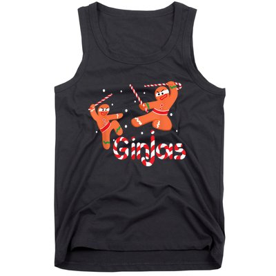 Ginjas Shirt Gingerbread  Ninjas Christmas Gift Tank Top