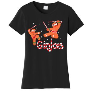 Ginjas Shirt Gingerbread  Ninjas Christmas Gift Women's T-Shirt