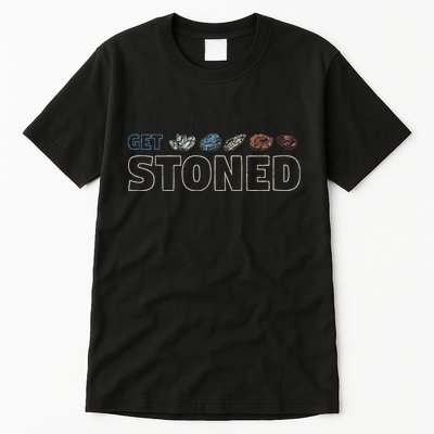 Get Stoned Geology And Rock Collecting Gift Tall T-Shirt
