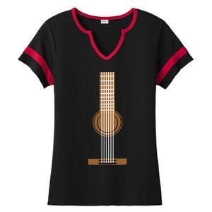 Guitar Strings Ladies Halftime Notch Neck Tee