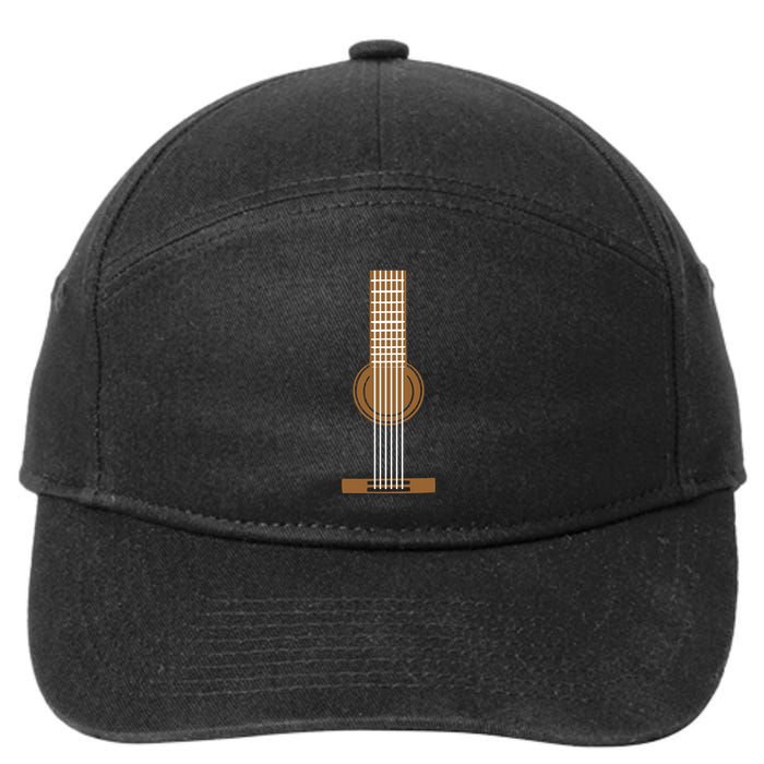 Guitar Strings 7-Panel Snapback Hat