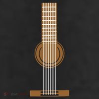 Guitar Strings 11oz C Handle Ceramic Mug