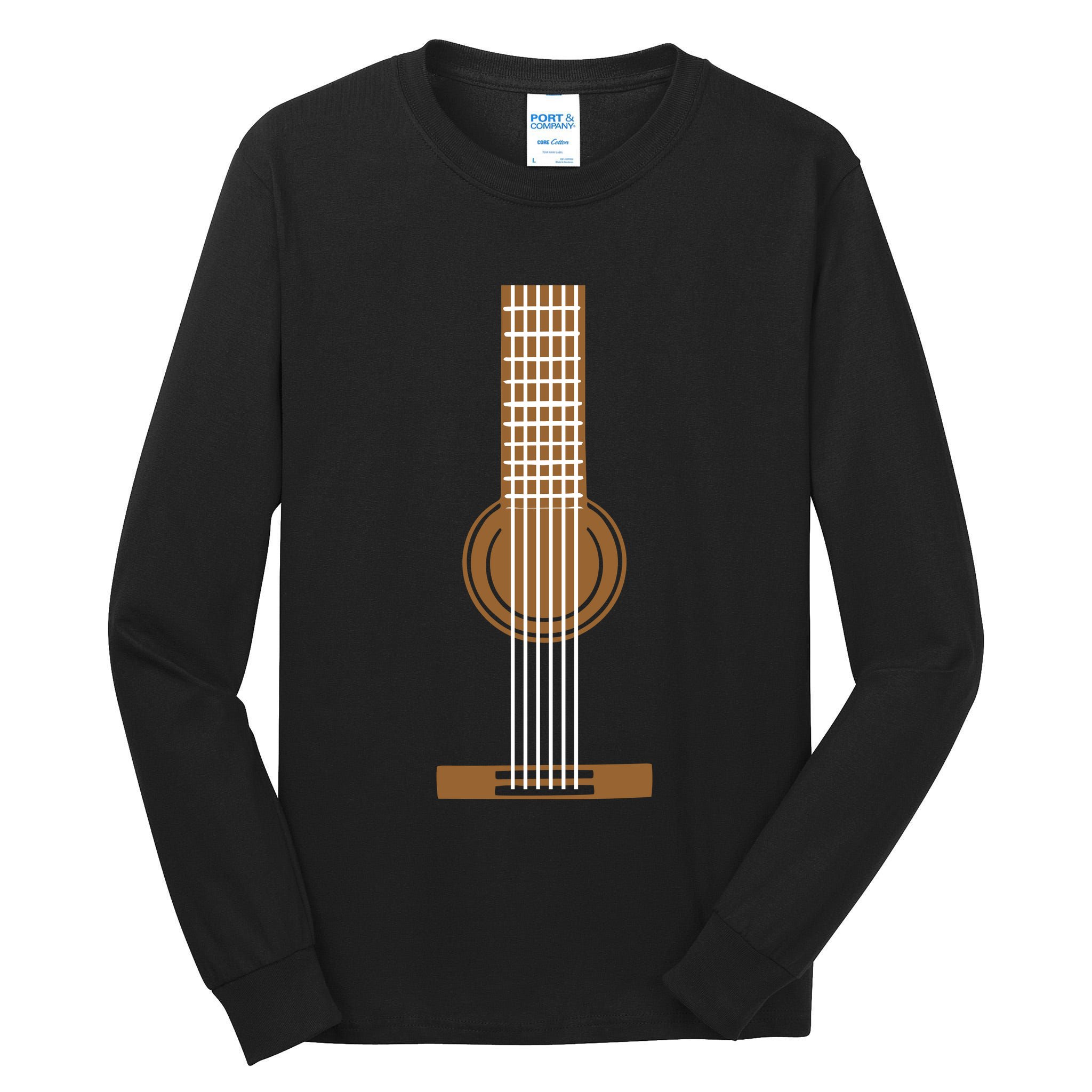 Guitar Strings Tall Long Sleeve T-Shirt