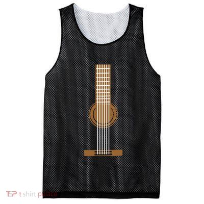 Guitar Strings Mesh Reversible Basketball Jersey Tank