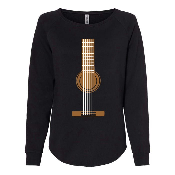 Guitar Strings Womens California Wash Sweatshirt