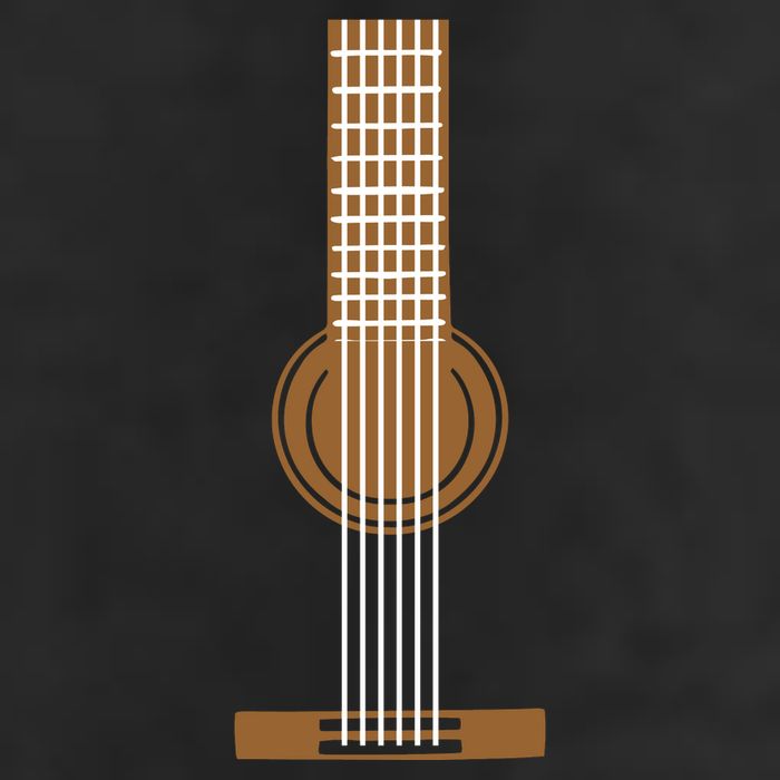 Guitar Strings Golf Towel