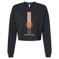 Guitar Strings Cropped Pullover Crew