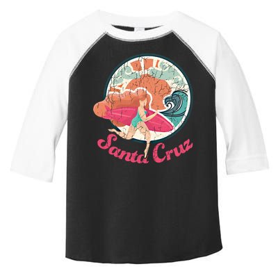 Girl Surf Gift Santa Cruz Surfing Gift Toddler Fine Jersey T-Shirt