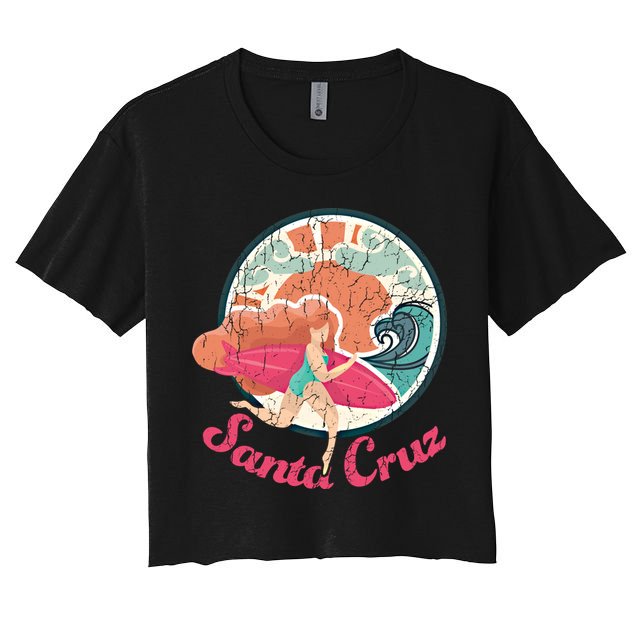Girl Surf Gift Santa Cruz Surfing Gift Crop Top