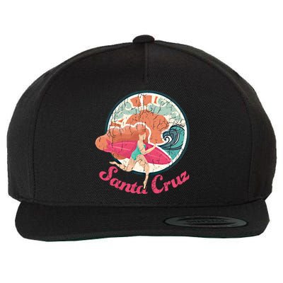 Girl Surf Gift Santa Cruz Surfing Gift Wool Snapback Cap