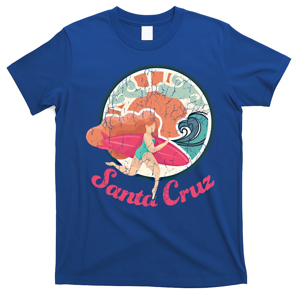 Girl Surf Gift Santa Cruz Surfing Gift T-Shirt