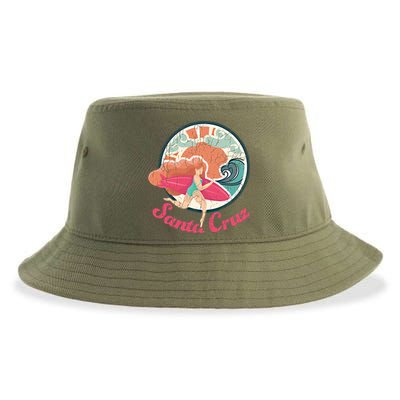 Girl Surf Gift Santa Cruz Surfing Gift Sustainable Bucket Hat