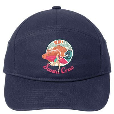 Girl Surf Gift Santa Cruz Surfing Gift 7-Panel Snapback Hat