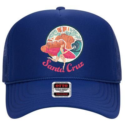 Girl Surf Gift Santa Cruz Surfing Gift High Crown Mesh Back Trucker Hat