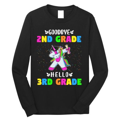 Goodbye Second Grade Hello Third Grade Long Sleeve Shirt