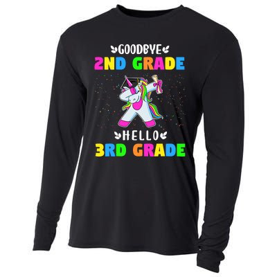 Goodbye Second Grade Hello Third Grade Cooling Performance Long Sleeve Crew